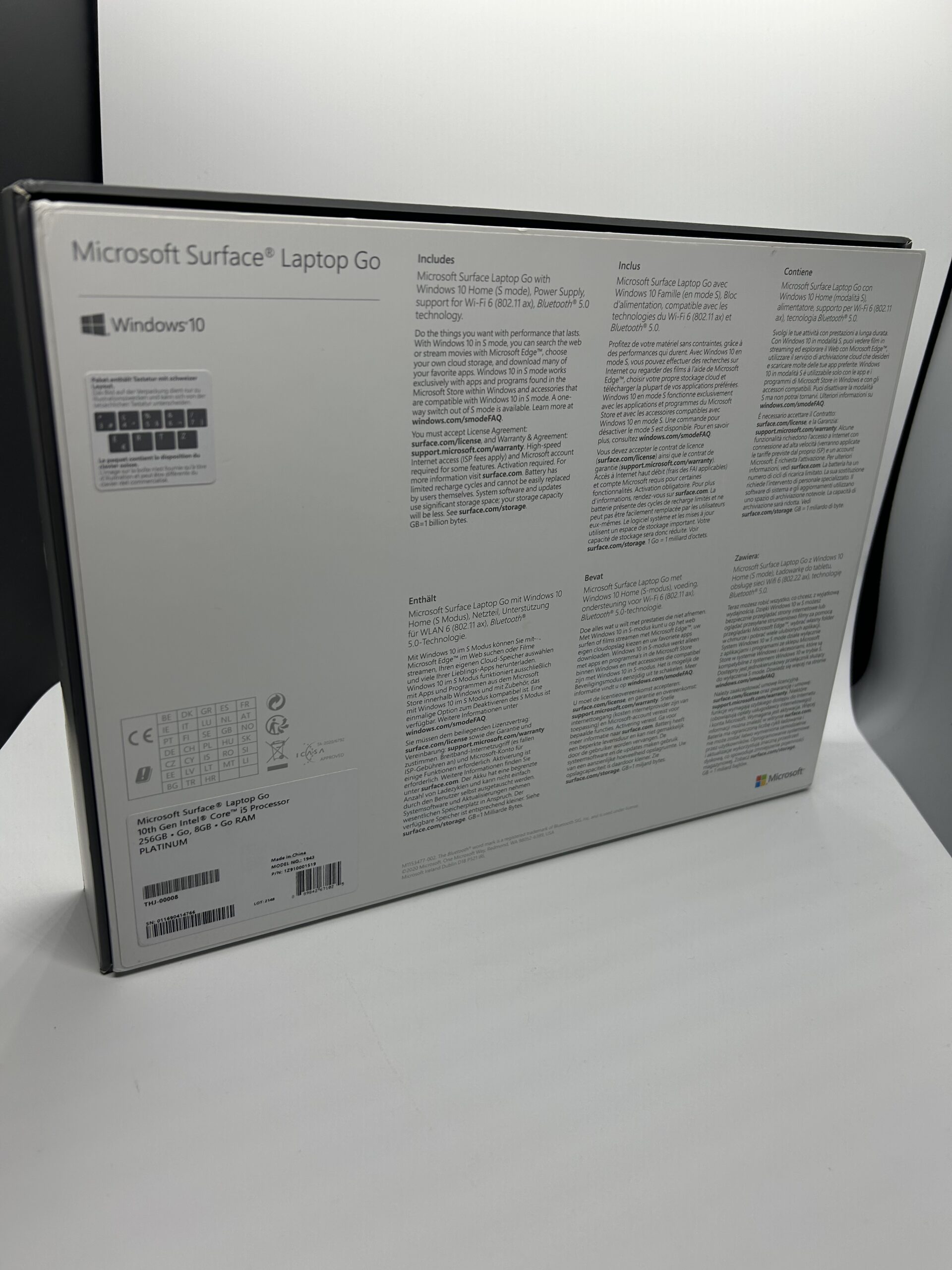 Microsoft Surface Laptop GO i5 - 256Gb - 8Gb ram - Imagine 2