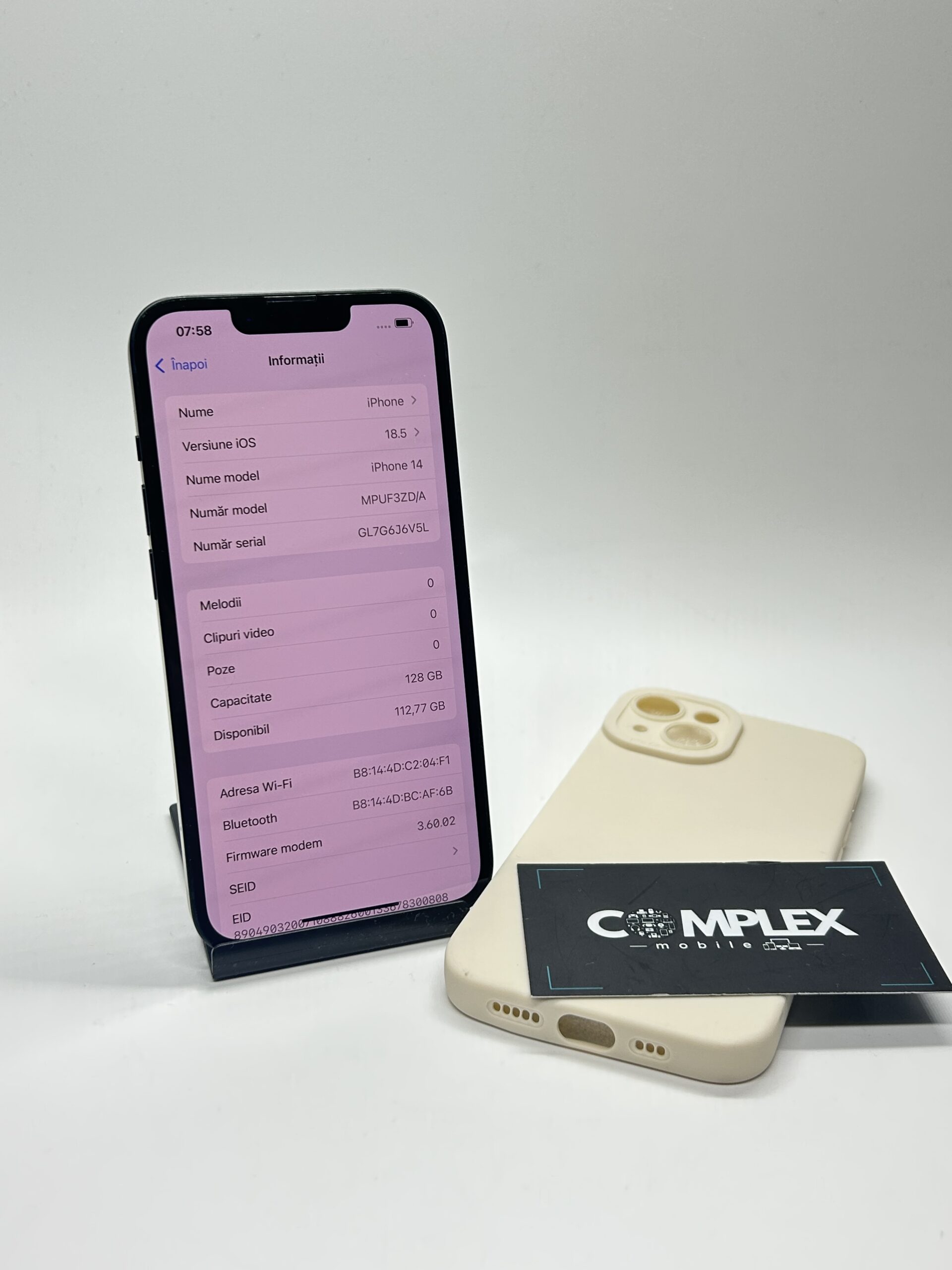 Apple iPhone 14, 128GB, 5G, Midnight - Imagine 3