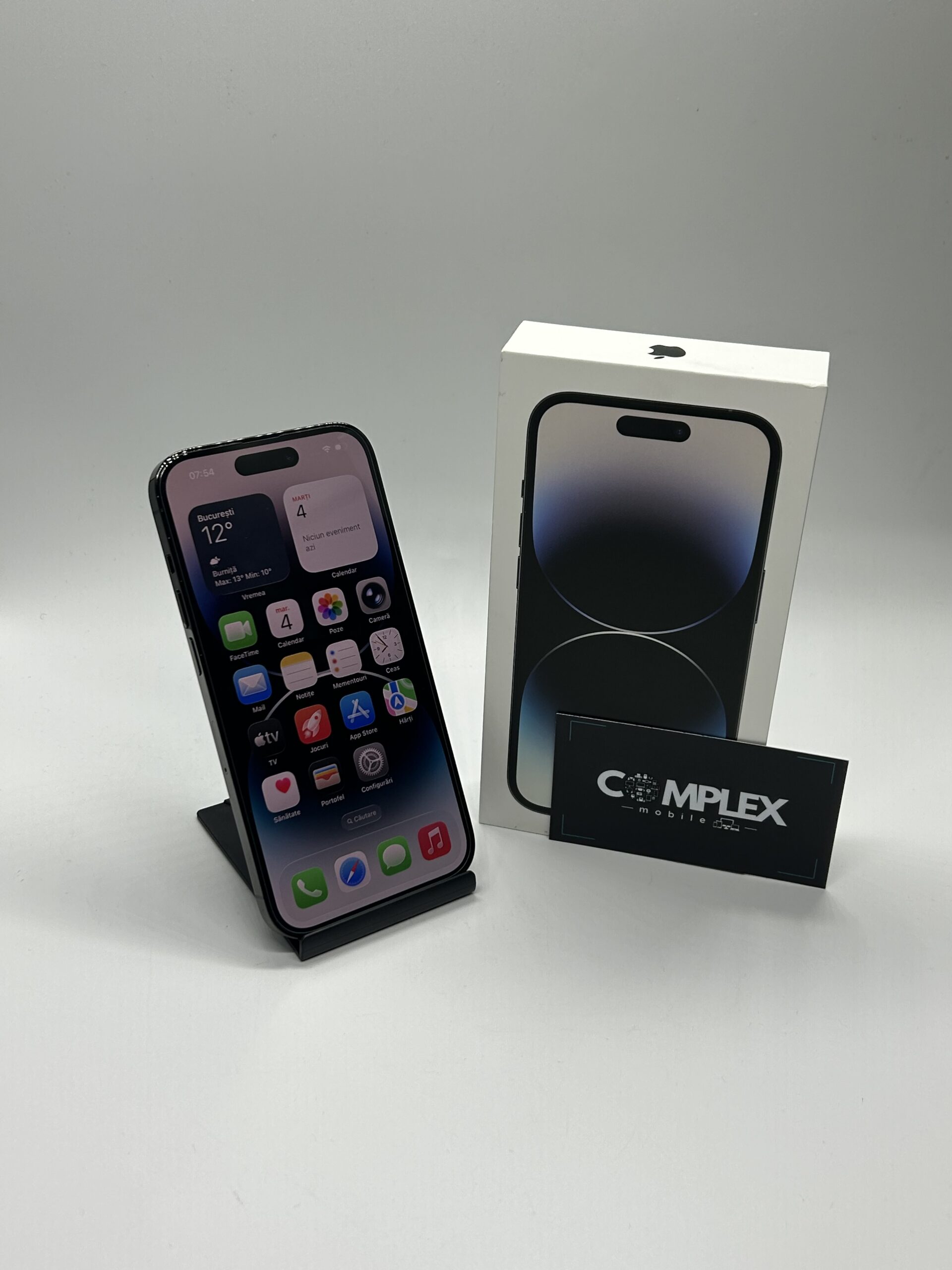 Apple iPhone 14 PRO, 256GB, 5G, Graphite - Imagine 2