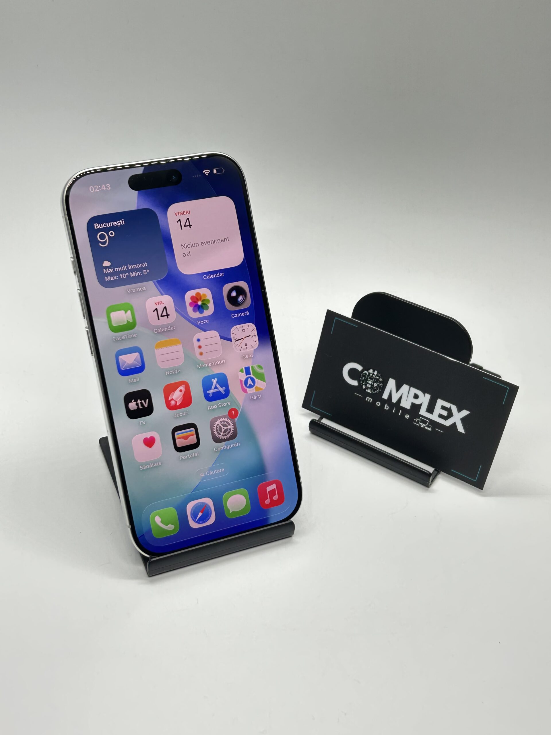 Apple iPhone 16 Pro, 256GB, 5G, White Titanium - Imagine 2