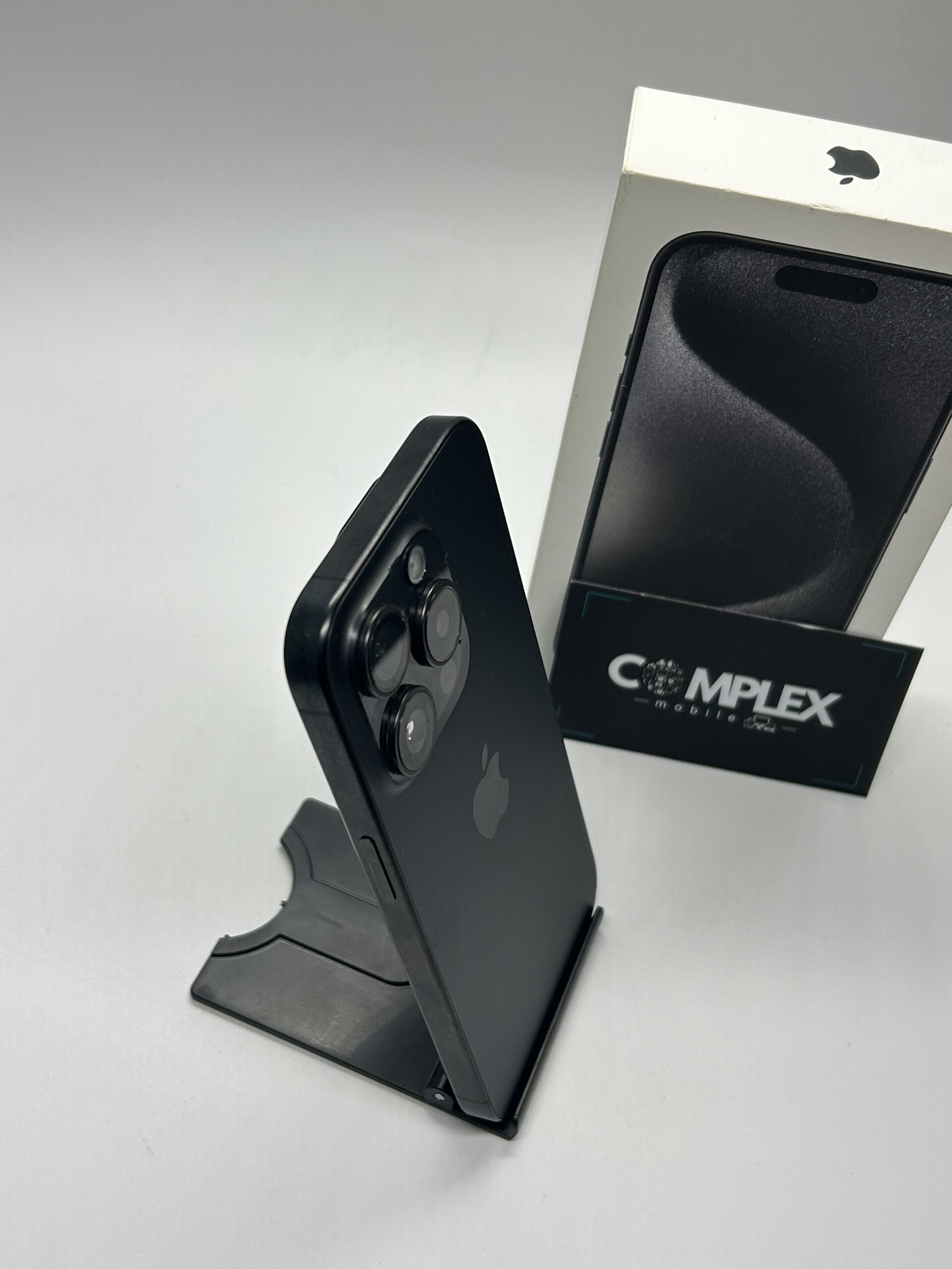 Apple iPhone 15 PRO, 256GB, 5G, Black Titanium - Imagine 3