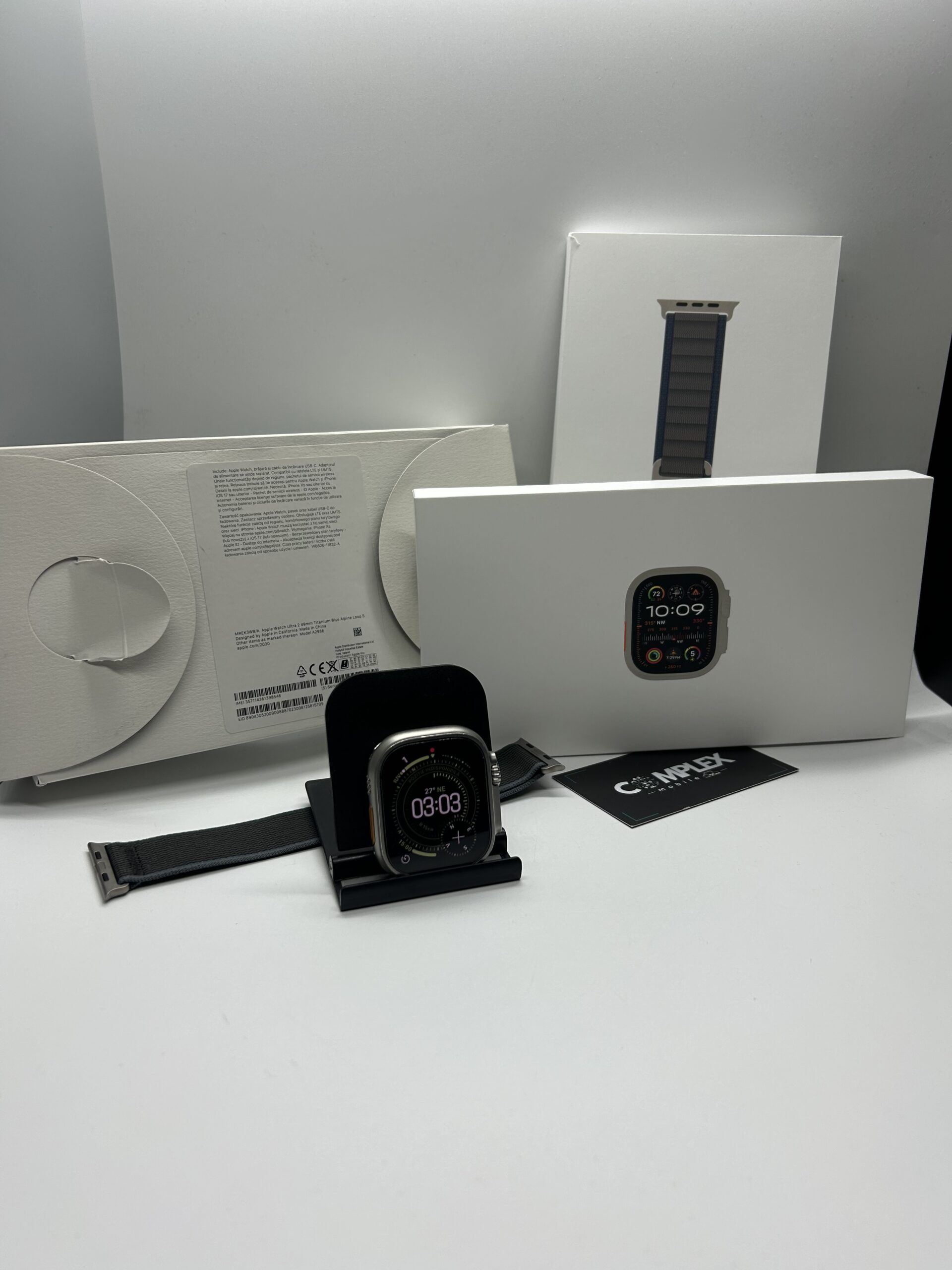 APPLE Watch ULTRA 2, GPS + Cellular, 49mm, Baterie 100%