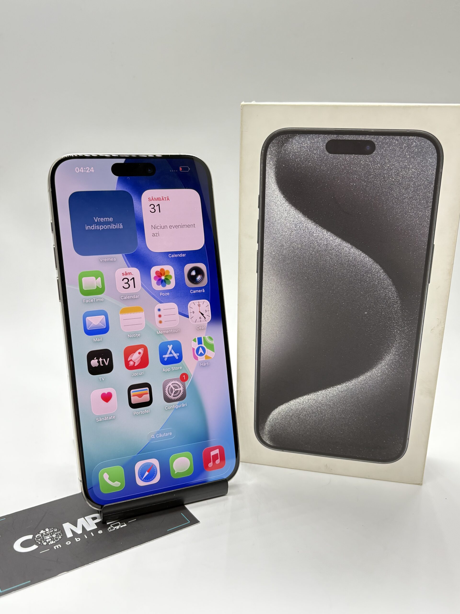 Apple iPhone 15 PRO MAX, 256Gb, 5G, Natural Titanium - Imagine 2