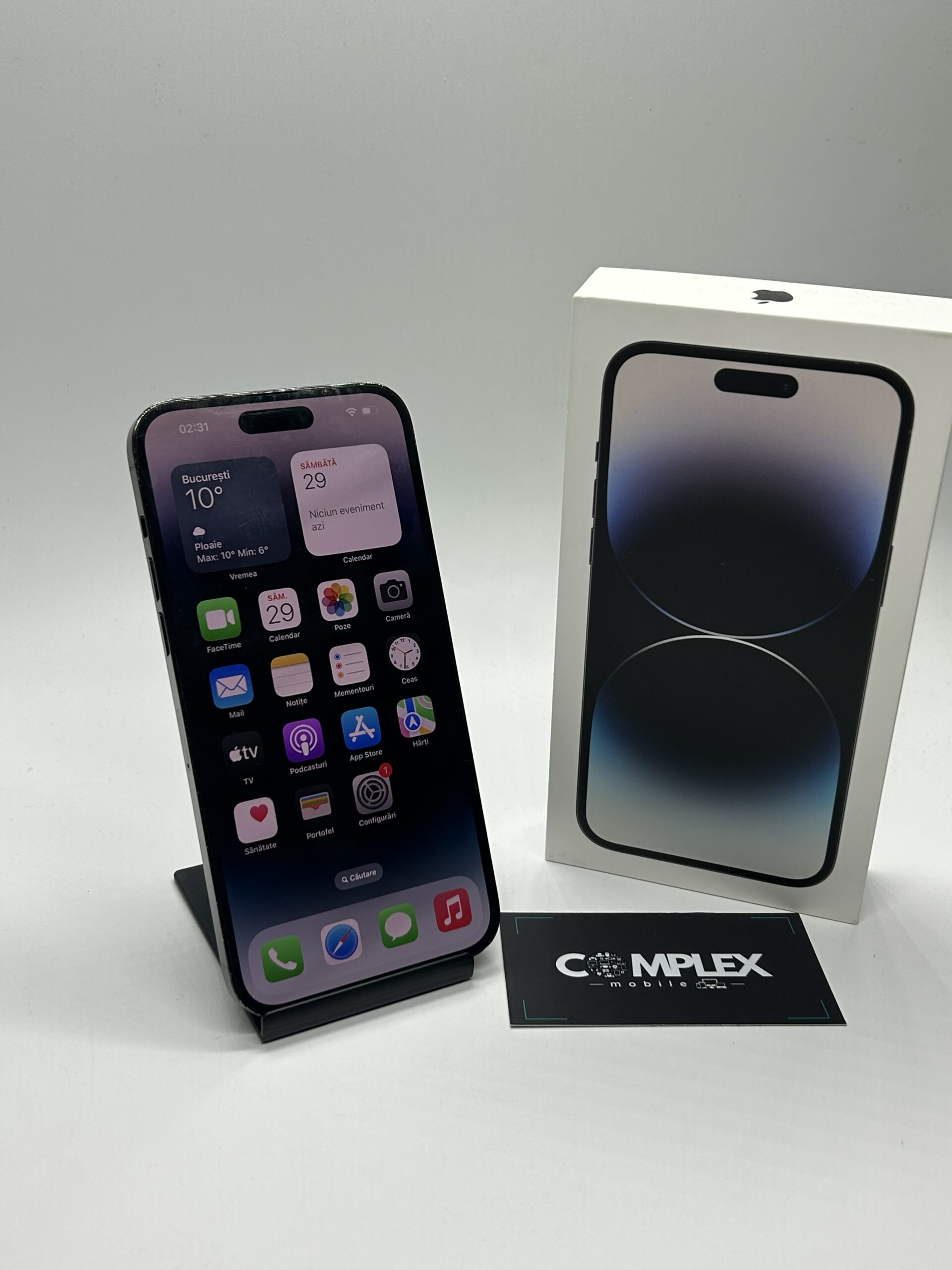 Apple iPhone 14 PRO MAX, 128GB, 5G, Black - Imagine 6