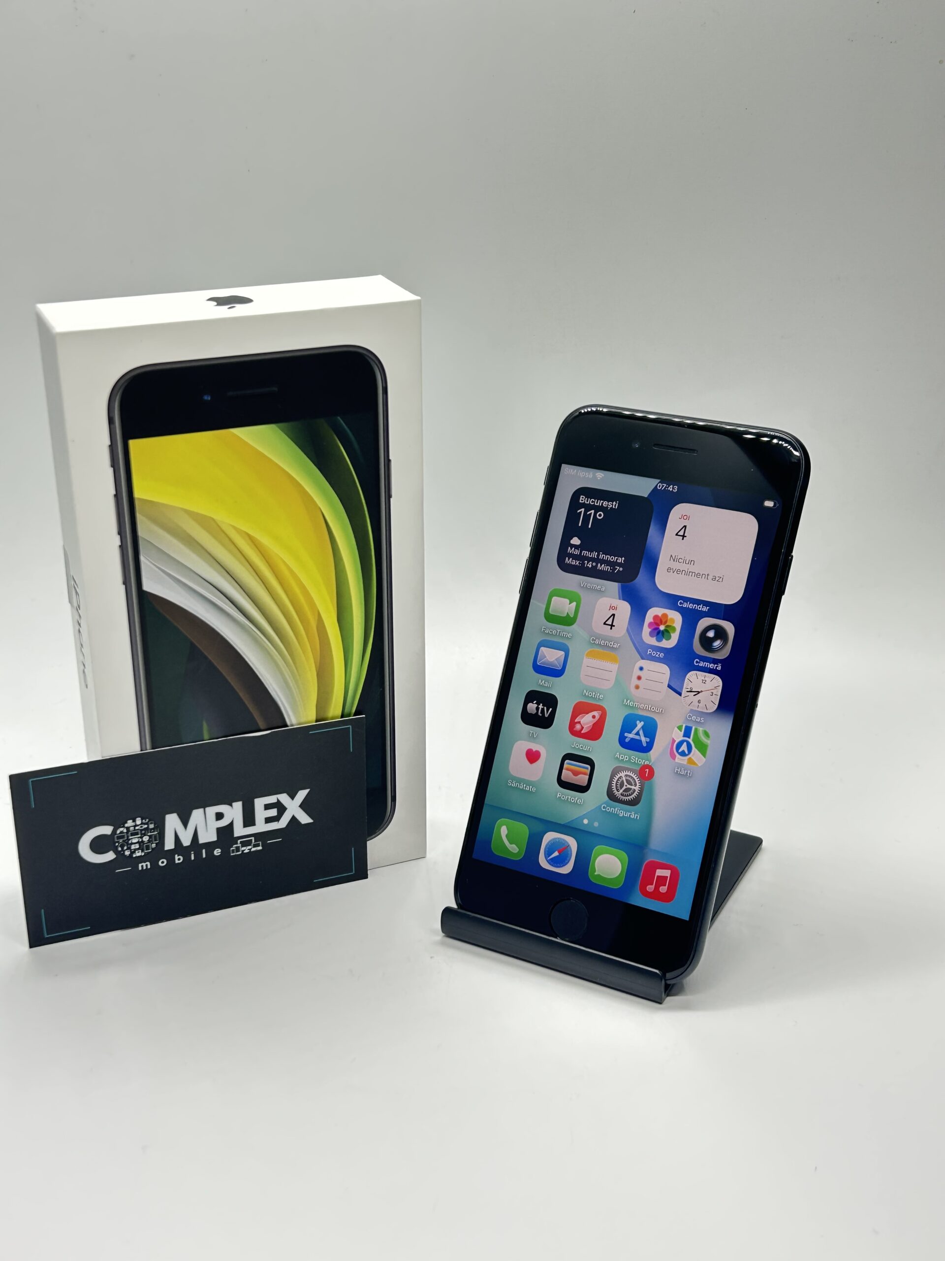 Apple iPhone SE (2020) 64Gb, Black - Imagine 3