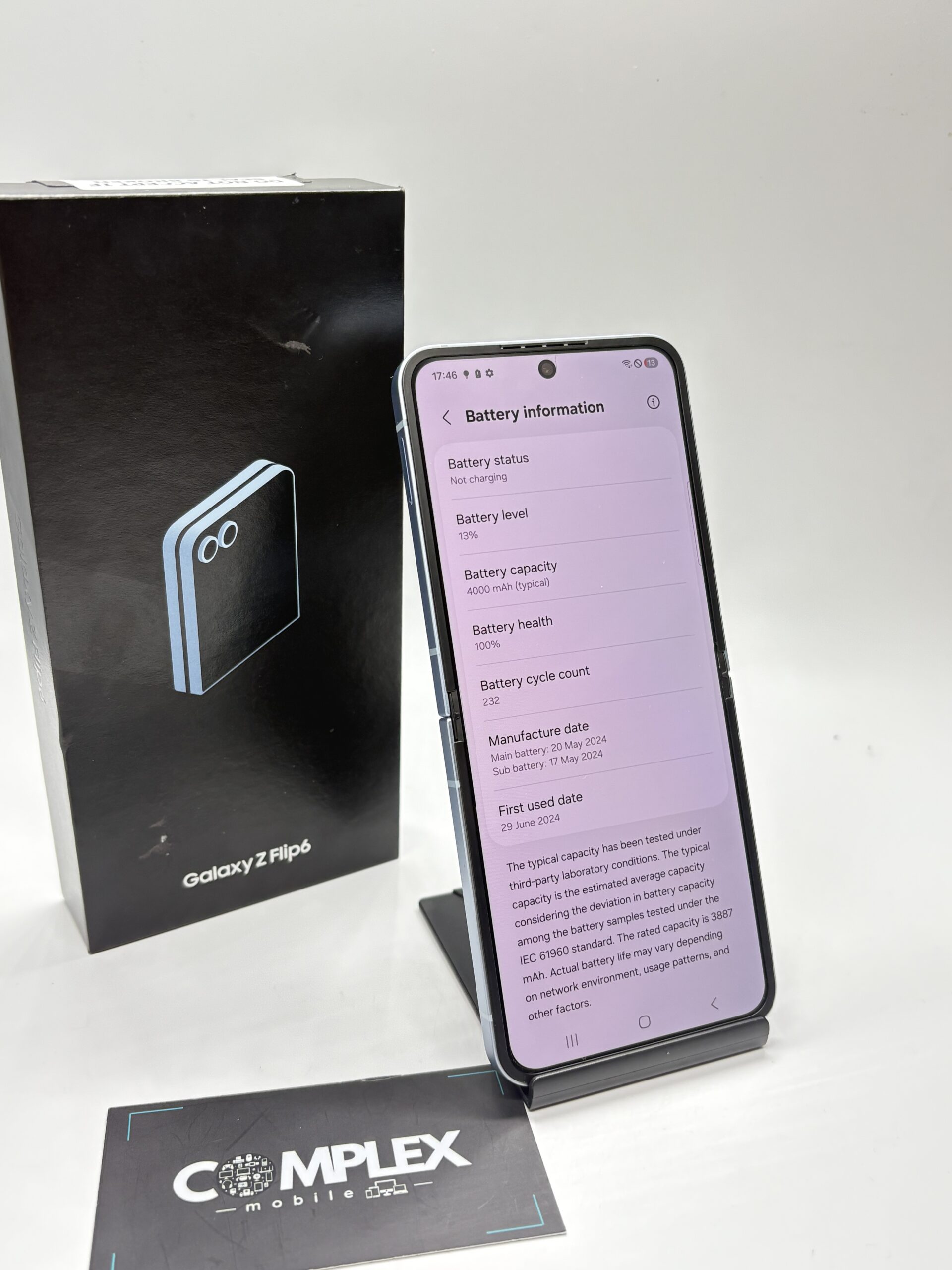 Samsung Galaxy Z Flip 6, 256Gb, 12 Gb Ram, Blue - Imagine 7