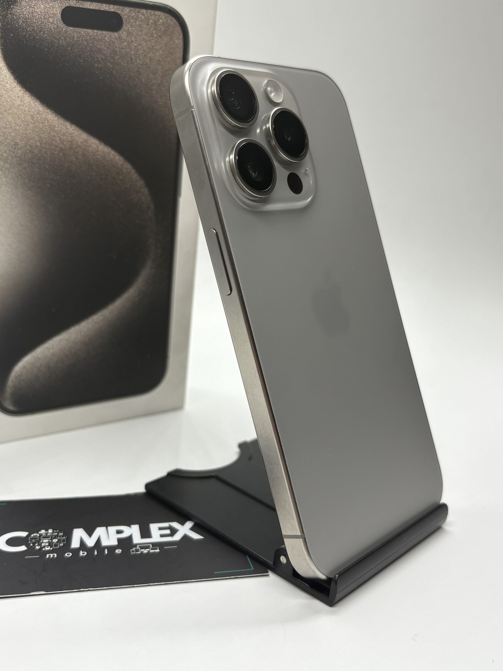 Apple iPhone 15 PRO, 256GB, 5G, Natural Titanium - Imagine 2