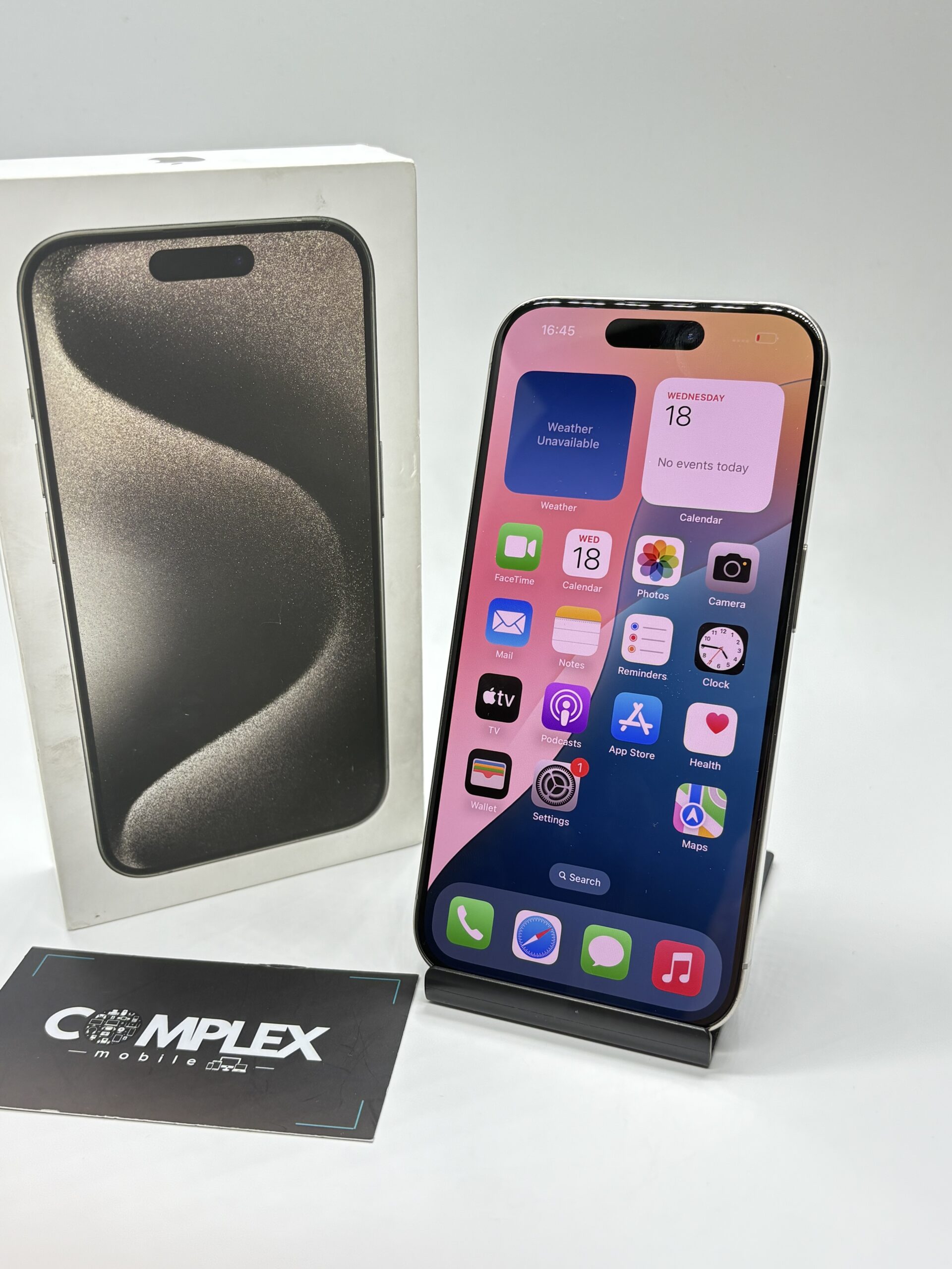 Apple iPhone 15 PRO, 256GB, 5G, Natural Titanium - Imagine 3