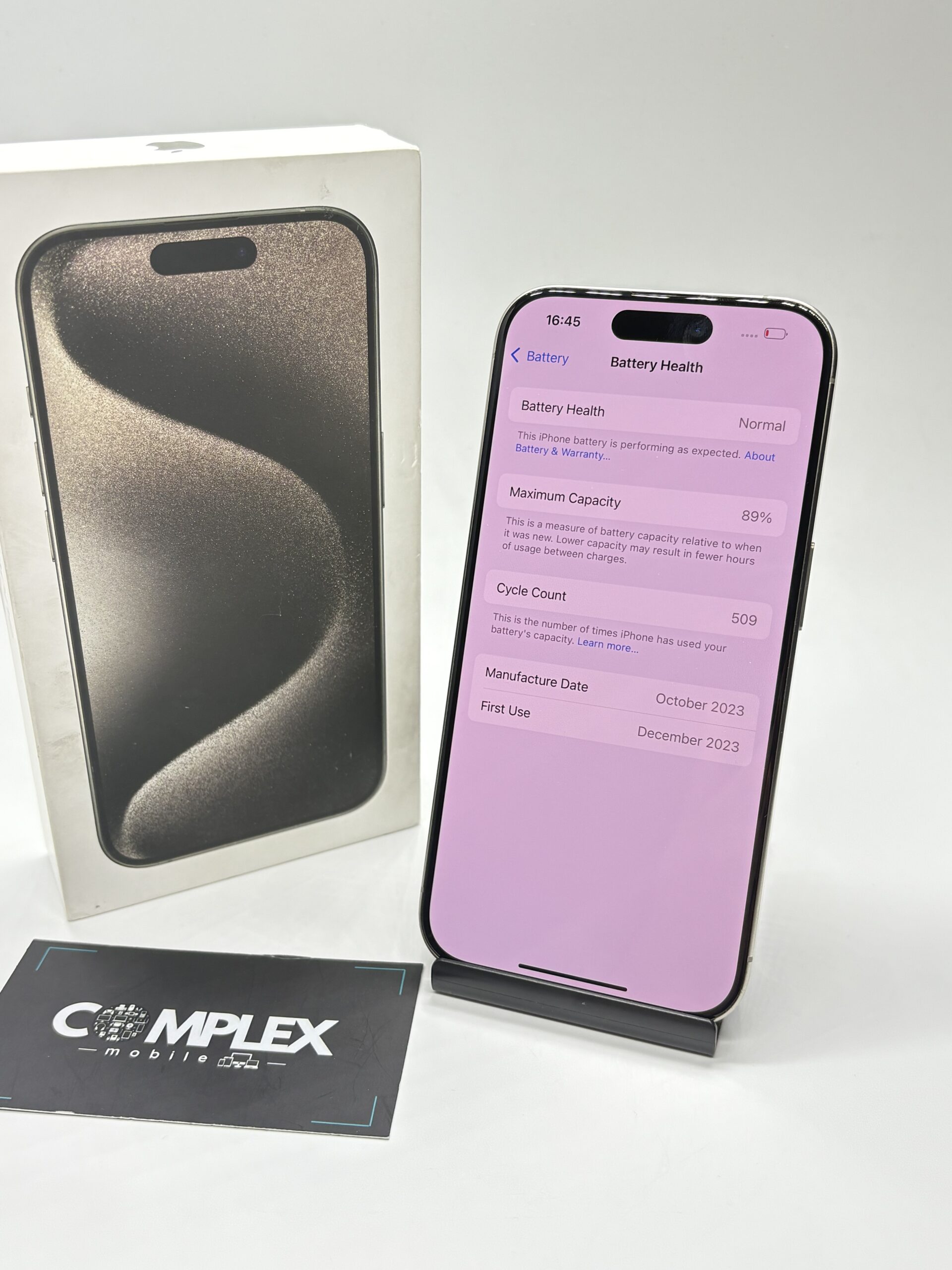 Apple iPhone 15 PRO, 256GB, 5G, Natural Titanium - Imagine 8