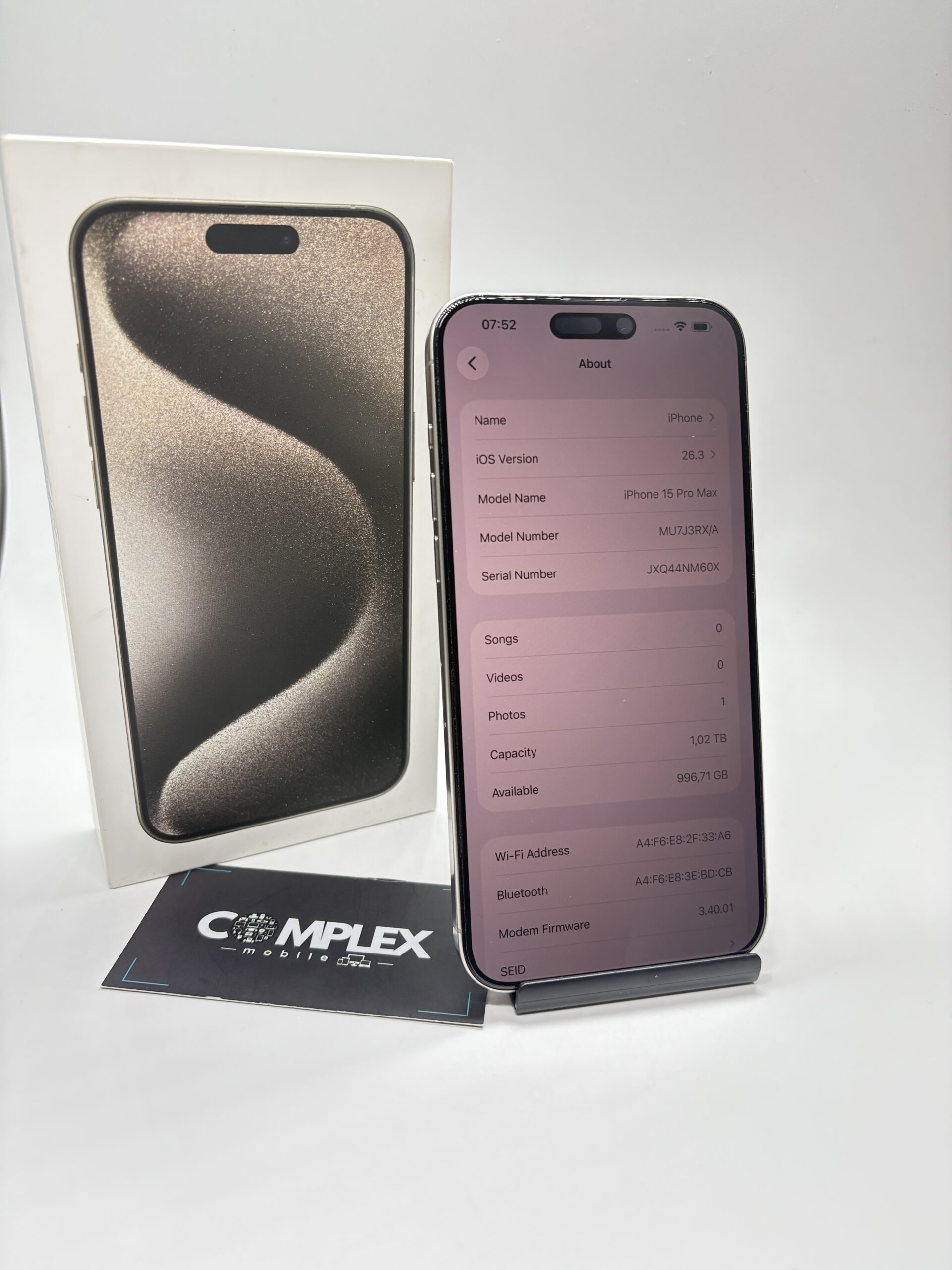 Apple iPhone 15 PRO MAX, 1TB, 5G, Natural Titanium - Imagine 7