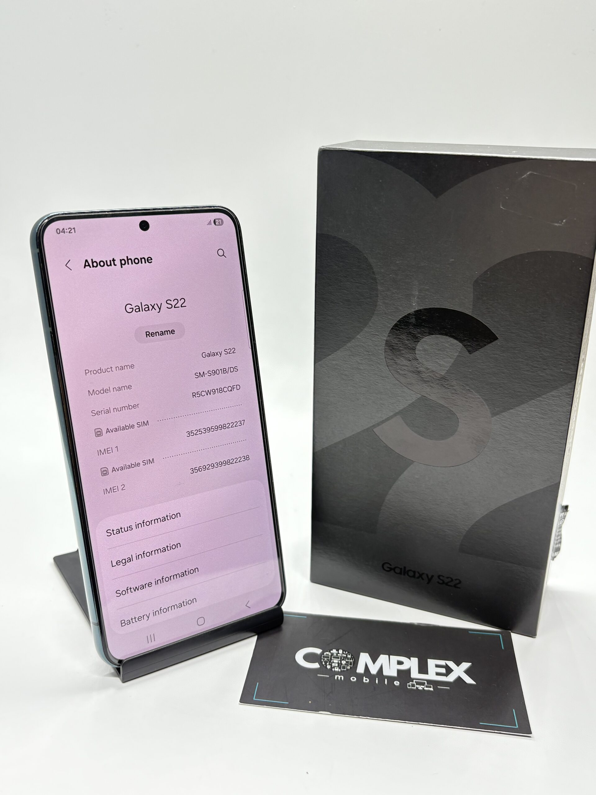 Samsung Galaxy S22 - 128Gb - 8Gb ram - Black - Imagine 8